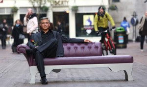 Восковая фигура Джорджа Клуни появилась на улице Лондона