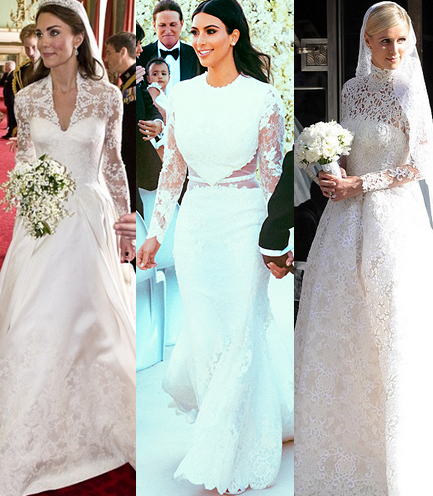Свадебная мода: классические платья с длинными рукавами